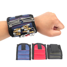 Load image into Gallery viewer, Strong Magnetic Wrist Strap Portable Kit Screw Nail Drill Bit Hardware Picker Wristband For Electricians And Woodworkers