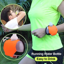 Load image into Gallery viewer, Mini Wrist Running Kettle Marathon Riding Hiking Climbing Outdoor Portable Water Bottle Creative Fitness Silicone Cup