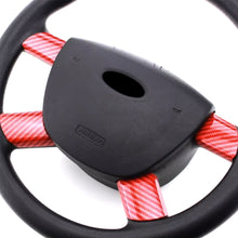 Load image into Gallery viewer, 4Pcs/set Carbon Fiber Car Steering Wheel Panel Sequins Cover Trim Stainless Steel Accessories for Ford Focus 2 Mk2 2005-2012