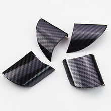 Load image into Gallery viewer, 4Pcs/set Carbon Fiber Car Steering Wheel Panel Sequins Cover Trim Stainless Steel Accessories for Ford Focus 2 Mk2 2005-2012