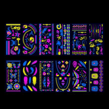 Load image into Gallery viewer, Fluorescent Creative Flower Face Arm Face Tattoo Sticker Waterproof Lover Lip Print Arm Sweatproof Tattoo Stickers