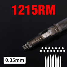 Load image into Gallery viewer, 20PCS Original 0.35mm Tattoo Needle RL RM RS M1 Disposable Sterilized Safety Tattoo Needle for Cartridge Machines Grips