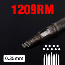 Load image into Gallery viewer, 20PCS Original 0.35mm Tattoo Needle RL RM RS M1 Disposable Sterilized Safety Tattoo Needle for Cartridge Machines Grips