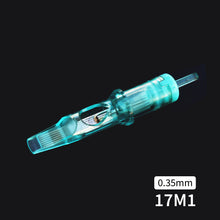 Load image into Gallery viewer, 10PCS Original 0.35mm Tattoo Needle RL RM RS M1 Disposable Sterilized Safety Tattoo Needle for Cartridge Machines Grips