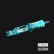 Load image into Gallery viewer, 10PCS Original 0.35mm Tattoo Needle RL RM RS M1 Disposable Sterilized Safety Tattoo Needle for Cartridge Machines Grips