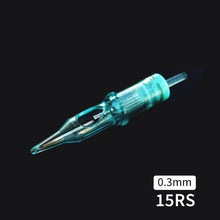 Load image into Gallery viewer, 10PCS Original 0.3mm Tattoo Needle RL RM RS M1 Disposable Sterilized Safety Tattoo Needle for Cartridge Machines Grips
