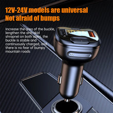Load image into Gallery viewer, Car Bluetooth 5.1 FM Transmitter Dual USB QC3.0 Fast Charger Wireless Handsfree Audio Receiver MP3 Player Car Kit