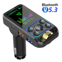 Load image into Gallery viewer, FM Transmitter Car Bluetooth Handsfree Car Kit AUX Audio Receiver QC3.0 PD 30W Fast Charging Mp3 Player FM Modulator