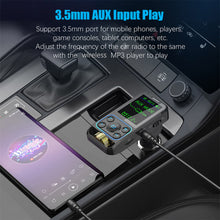 Load image into Gallery viewer, FM Transmitter Car Bluetooth Handsfree Car Kit AUX Audio Receiver QC3.0 PD 30W Fast Charging Mp3 Player FM Modulator