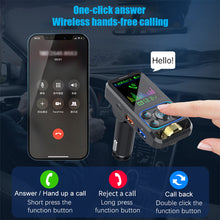 Load image into Gallery viewer, FM Transmitter Car Bluetooth Handsfree Car Kit AUX Audio Receiver QC3.0 PD 30W Fast Charging Mp3 Player FM Modulator