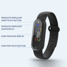 Load image into Gallery viewer, Q3 Smart Bracelet Health Exercise Pedometer Electronic Mosquito Repellent Bracelet Heart Rate Blood Pressure Monitoring Multi-Function