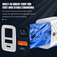 Load image into Gallery viewer, PD 20W USB Charger Digital Display Fast Charging Charger Quick Charge 3.0 For iPhone 14 13 Xiaomi Samsung Phone Charge Adapter