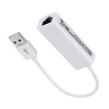 Load image into Gallery viewer, Drive-Free Usb Network Card Usb To Rj45 Ten Megabytes Wired Network Card Computer Usb External Network Card 100m Network
