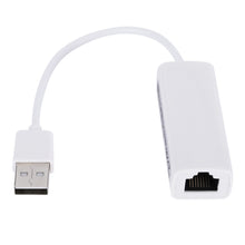 Load image into Gallery viewer, Drive-Free Usb Network Card Usb To Rj45 Ten Megabytes Wired Network Card Computer Usb External Network Card 100m Network