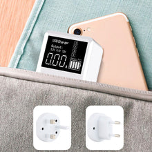 Load image into Gallery viewer, 40W USB Wall Charger 4 Port With LED Display,QC3.0 PD3.0 USB Fast Charger For iPhone iPAD Huawei Xiaomi Samsung