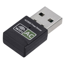 Load image into Gallery viewer, 600Mbps Dual-band WiFi Adapter USB Antenna 2.4/5 GHz USB Wifi Adapter Wireless Network Card Adaptador Wifi