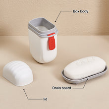 Load image into Gallery viewer, Portable Soap Dish Box Travel Soap Case Outdoor Camping Hiking Soap Container Home Bathroom Soap Holder