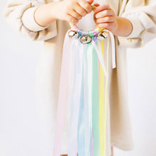 Load image into Gallery viewer, Montessori Style Sensory Toy BPA-free Non-toxic Baby Ribbon Ring Newborns Upwards Develop Colour Recognition Sensory Toy