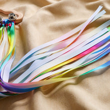 Load image into Gallery viewer, Montessori Style Sensory Toy BPA-free Non-toxic Baby Ribbon Ring Newborns Upwards Develop Colour Recognition Sensory Toy