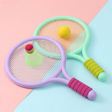 Load image into Gallery viewer, 1 Set Children's Badminton Tennis Racket Beginner Training Outdoor Beach Tennis Kindergarten Baby Parent Child Interactive Toys