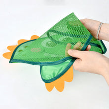 Load image into Gallery viewer, Baby Shower Toy Cute Duck Frog Net Toy Storage Bag Strong Suction Cup Baby Shower Game Bag Bathroom Organizer Water Toy