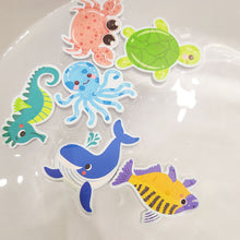 Load image into Gallery viewer, Baby Bathroom Toys Soft EVA Paste Early Educational DIY Puzzles Toys Animal Sticker Bath Baby Water Toys for 0 12 Months 1 Years