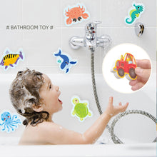 Load image into Gallery viewer, Baby Bathroom Toys Soft EVA Paste Early Educational DIY Puzzles Toys Animal Sticker Bath Baby Water Toys for 0 12 Months 1 Years