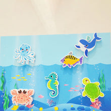Load image into Gallery viewer, Baby Bathroom Toys Soft EVA Paste Early Educational DIY Puzzles Toys Animal Sticker Bath Baby Water Toys for 0 12 Months 1 Years