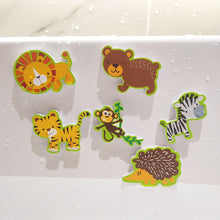 Load image into Gallery viewer, Baby Bathroom Toys Soft EVA Paste Early Educational DIY Puzzles Toys Animal Sticker Bath Baby Water Toys for 0 12 Months 1 Years