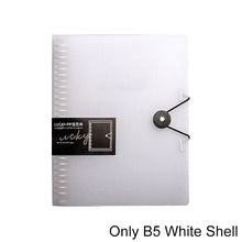 Load image into Gallery viewer, A5/B5 Transparent Loose Leaf Binder Notebook Diary Removable And Replaceable Inner Pages Office School Supplies Stationery