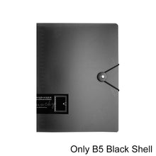Load image into Gallery viewer, A5/B5 Transparent Loose Leaf Binder Notebook Diary Removable And Replaceable Inner Pages Office School Supplies Stationery