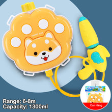 Load image into Gallery viewer, Large Capacity Children's Backpack Water Gun Toys Summer Water Entertainment Beach Splashing Pump Pull Type Water Gun Toys
