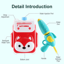 Load image into Gallery viewer, Large Capacity Children's Backpack Water Gun Toys Summer Water Entertainment Beach Splashing Pump Pull Type Water Gun Toys