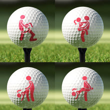 Load image into Gallery viewer, 1PC Adult Humor Signal Golf Ball Marker Alignment Tool Models Ball Line Liner Marker Template Alignment Training Aids Tool