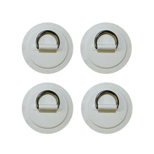 Load image into Gallery viewer, 1/4Pcs Surfboard Dinghy Boat PVC Patch With Stainless Steel D Ring Deck Rigging Sup Round Ring Pad Bungee Rope Kit Accessorie