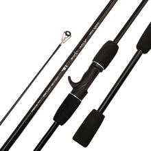 Load image into Gallery viewer, 1.6M 1.8M 2.1M Black Ultralight Lure Fishing Rod Super Strong FRP Jigging Rod Spinning/Casting Pole