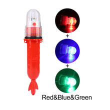 Load image into Gallery viewer, Fishing Light Torpedo Light Float Led Bait Light Waterproof Signal Light Suitable For Fishing Boats Fishing Net Lights Buoys