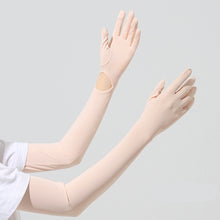 Load image into Gallery viewer, Cool Cycling Sleeve Sport Cooling Arm Sleeves Anti-sunburn Sunscreen Uv Sports Safety Fitness Body Long Sunscreen Gloves