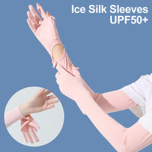 Load image into Gallery viewer, Cool Cycling Sleeve Sport Cooling Arm Sleeves Anti-sunburn Sunscreen Uv Sports Safety Fitness Body Long Sunscreen Gloves