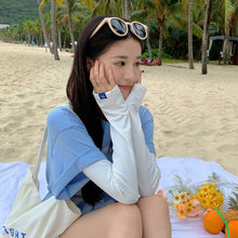 Load image into Gallery viewer, Cool Cycling Sleeve Sport Cooling Arm Sleeves Anti-sunburn Sunscreen UV Sports Safety Fitness Body Building Entertainment
