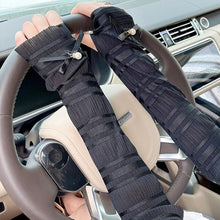 Load image into Gallery viewer, Women Summer Sun Protection Sleeves Long Fingerless Gloves Lady Ice Silk Mesh Arm Sleeve Sunscreen UV Breathable Mitten