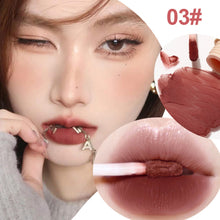 Load image into Gallery viewer, Velvet Pink Brown Lip Glaze Matte Liquid Lipstick Nude Red Lip Mud Cheek Rouge Tint Women Cosmetics