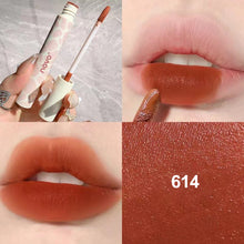 Load image into Gallery viewer, Velvet Pink Brown Lip Glaze Matte Liquid Lipstick Nude Red Lip Mud Cheek Rouge Tint Women Cosmetics