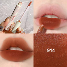 Load image into Gallery viewer, Velvet Pink Brown Lip Glaze Matte Liquid Lipstick Nude Red Lip Mud Cheek Rouge Tint Women Cosmetics