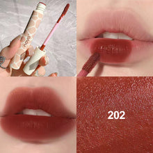 Load image into Gallery viewer, Velvet Pink Brown Lip Glaze Matte Liquid Lipstick Nude Red Lip Mud Cheek Rouge Tint Women Cosmetics