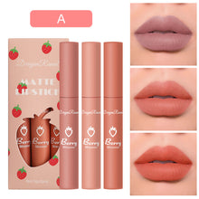 Load image into Gallery viewer, Waterproof Velvet Matte Nude Lip Gloss Sexy Long Lasting Non-stick Cup Nude Red Liquid Lipstick Make-up for Women Korea Cosmetic