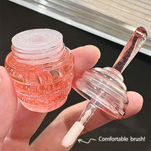 Load image into Gallery viewer, Lovely Honey Pot Lip Oil Fresh Fruit Lip Balm Long Lasting Moisturizing Clear Lip Oil Liquid Lipstick Lip Gloss Makeup Cosmetics