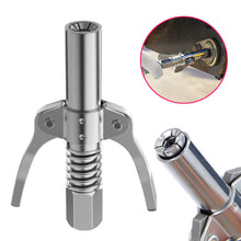 Load image into Gallery viewer, Grease Coupler Heavy-Duty Quick Release Grease Gun Coupler NPTI/8 10000 PSI Two Press Easy To Push Accessories Car Syringe Lubricant Tip