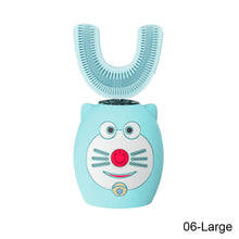 Load image into Gallery viewer, Cartoon Children's U-type Electric Toothbrush Soft Silicone Automatic Ultrasonic Toothbrush Oral Care Cleaning