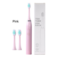 Load image into Gallery viewer, Adult Electric Toothbrush Waterproof Ultrasonic Vibration Toothbrush Waterproof Smart Whitening Toothbrush Oral Care